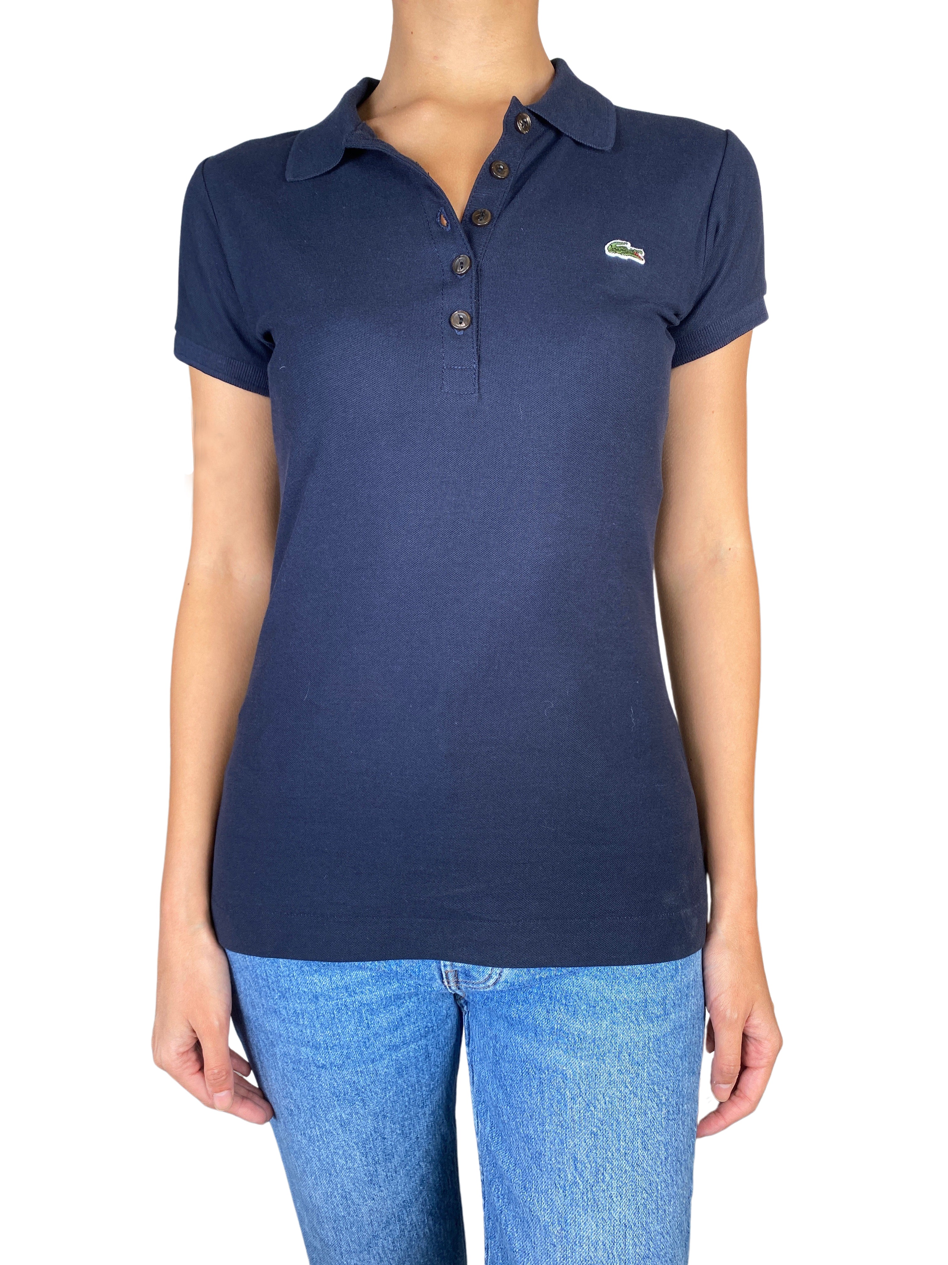 Polera best sale lacoste azul