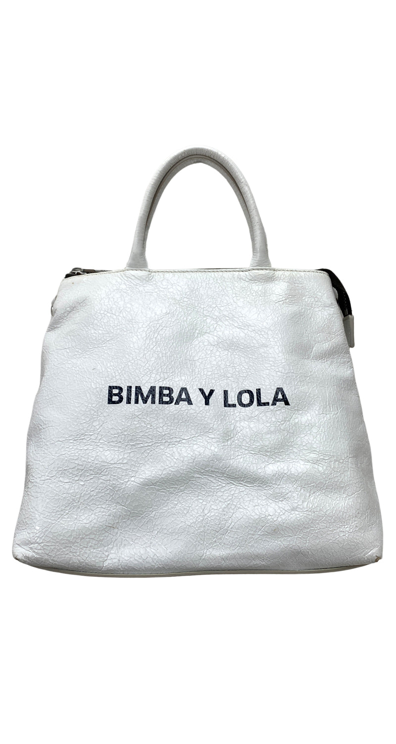 Cartera Blanca BIMBA Y LOLA Market People