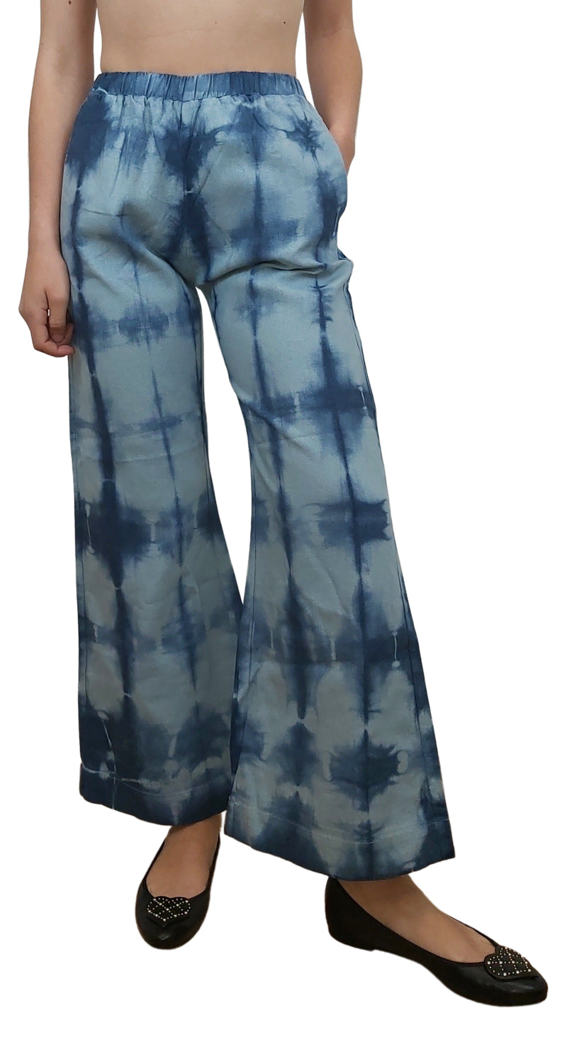 Pantalon tie best sale dye azul