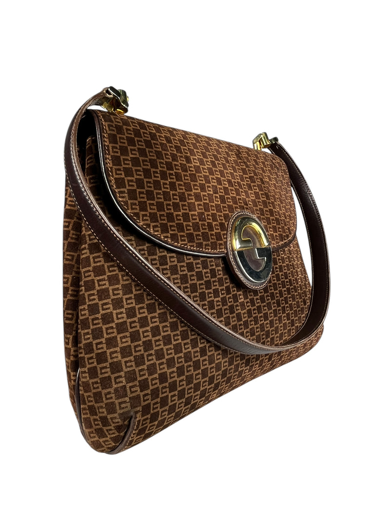 Cartera Monogram Gamuza Vintage