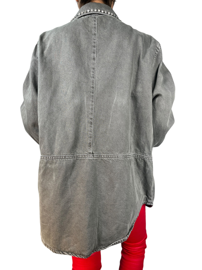 Sobrecamisa Denim Brillos