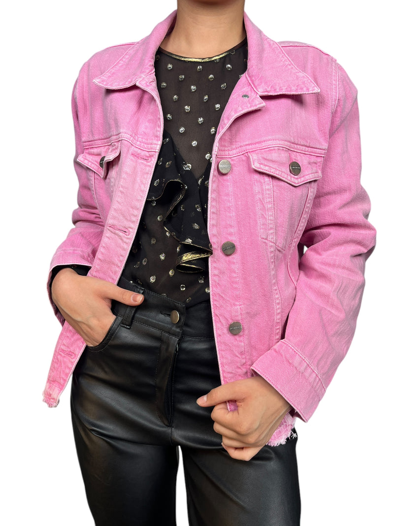 Chaqueta Denim Rosada