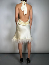 Vestido Feather Halter