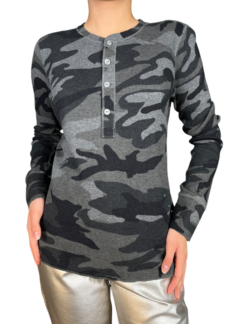 Polera Camuflaje Gris