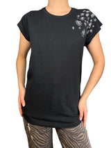 Polera Skinny Leo Strass