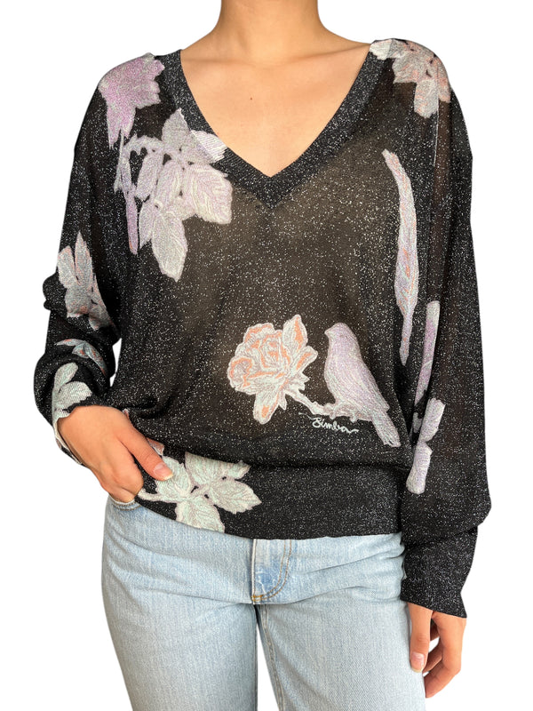 Sweater Lurex Traslucido