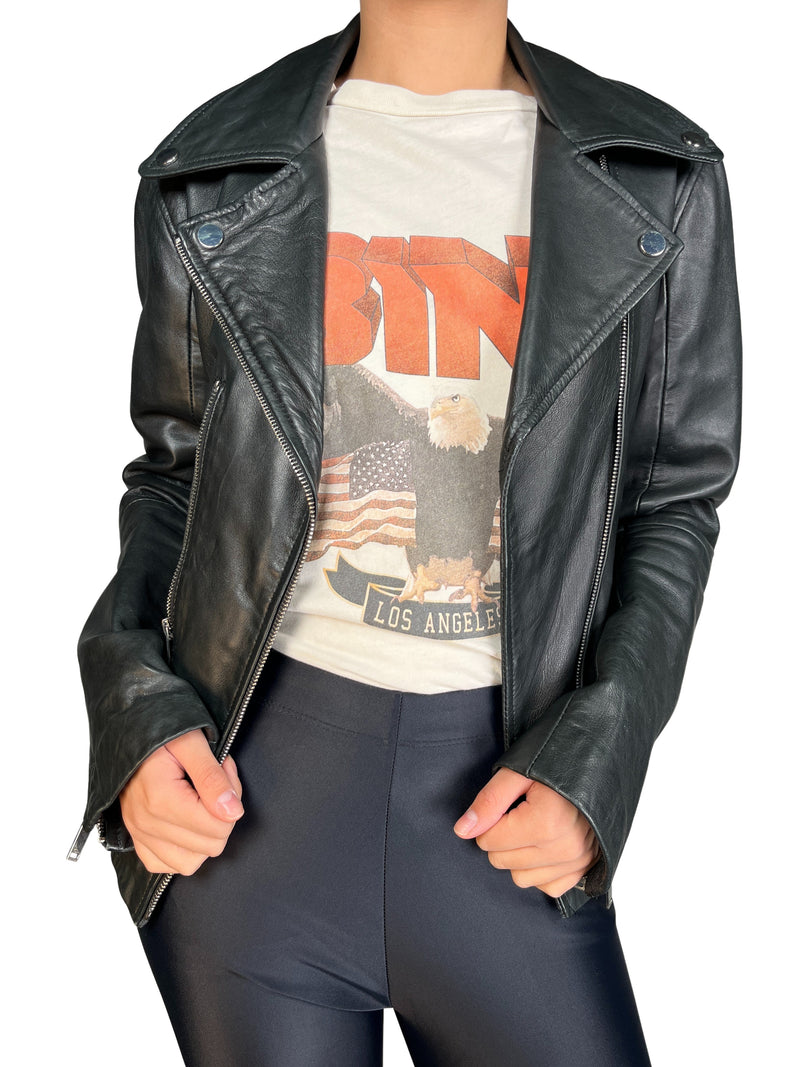 Chaqueta Biker Cuero