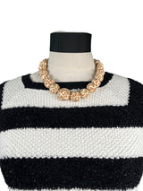 Collar Esferas Animal Print