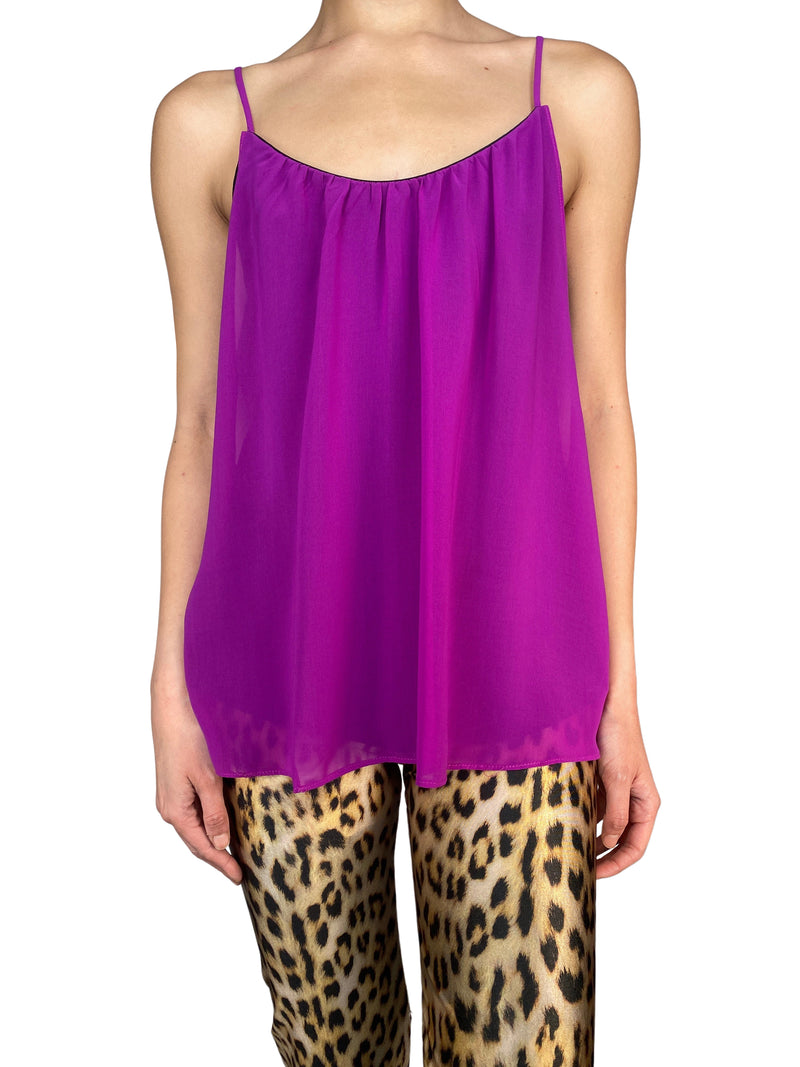 Blusa Tiras Morada