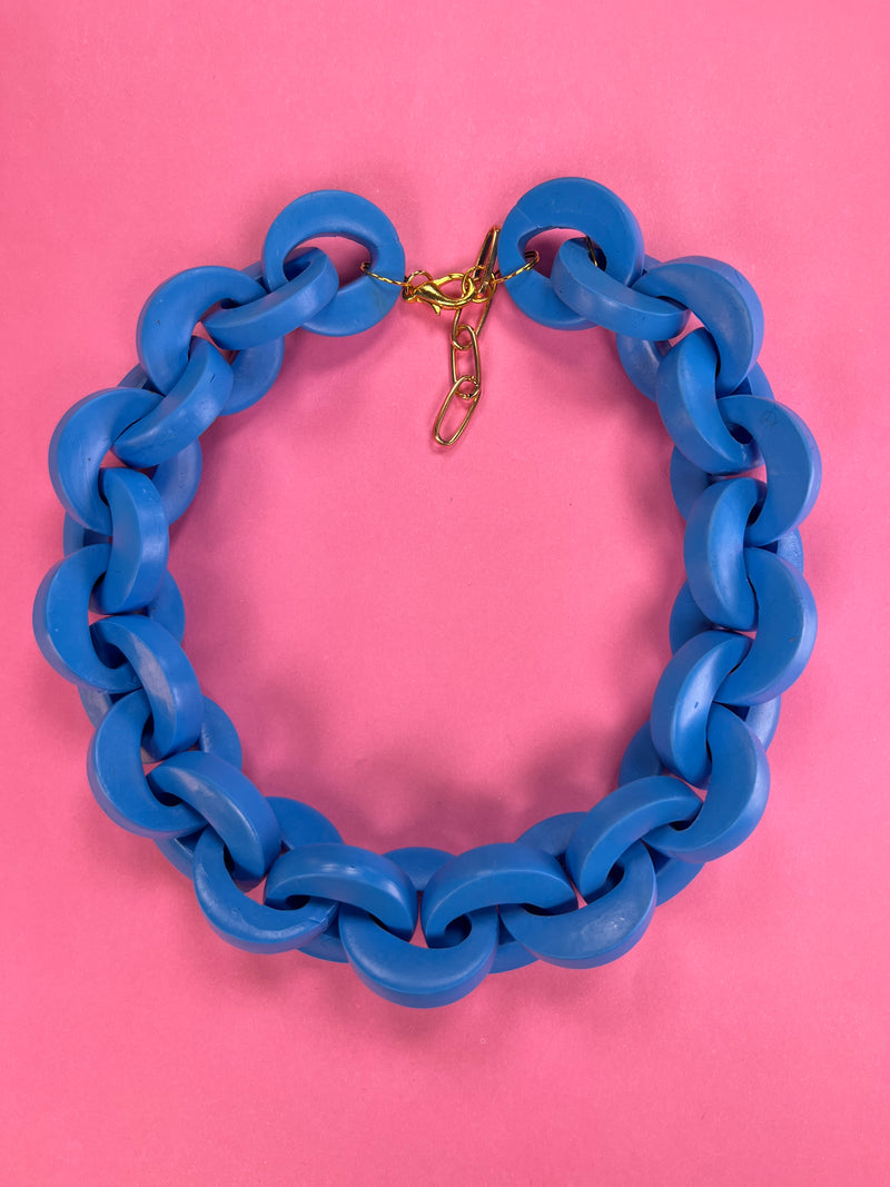 Collar Cadenas Blue