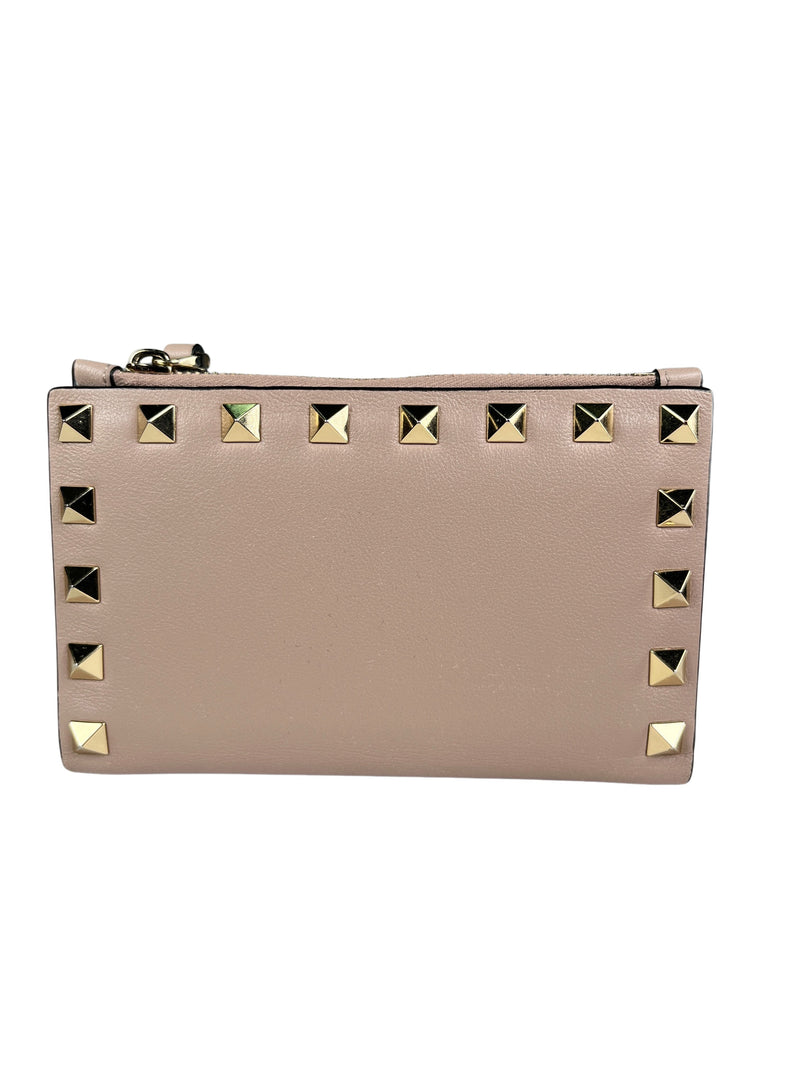 Billetera Rockstud Cuero