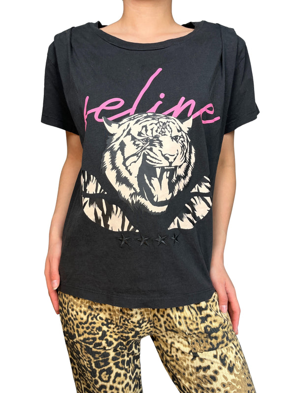 Polera Feline Hombreras