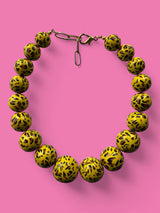 Collar Esferas Animal Print