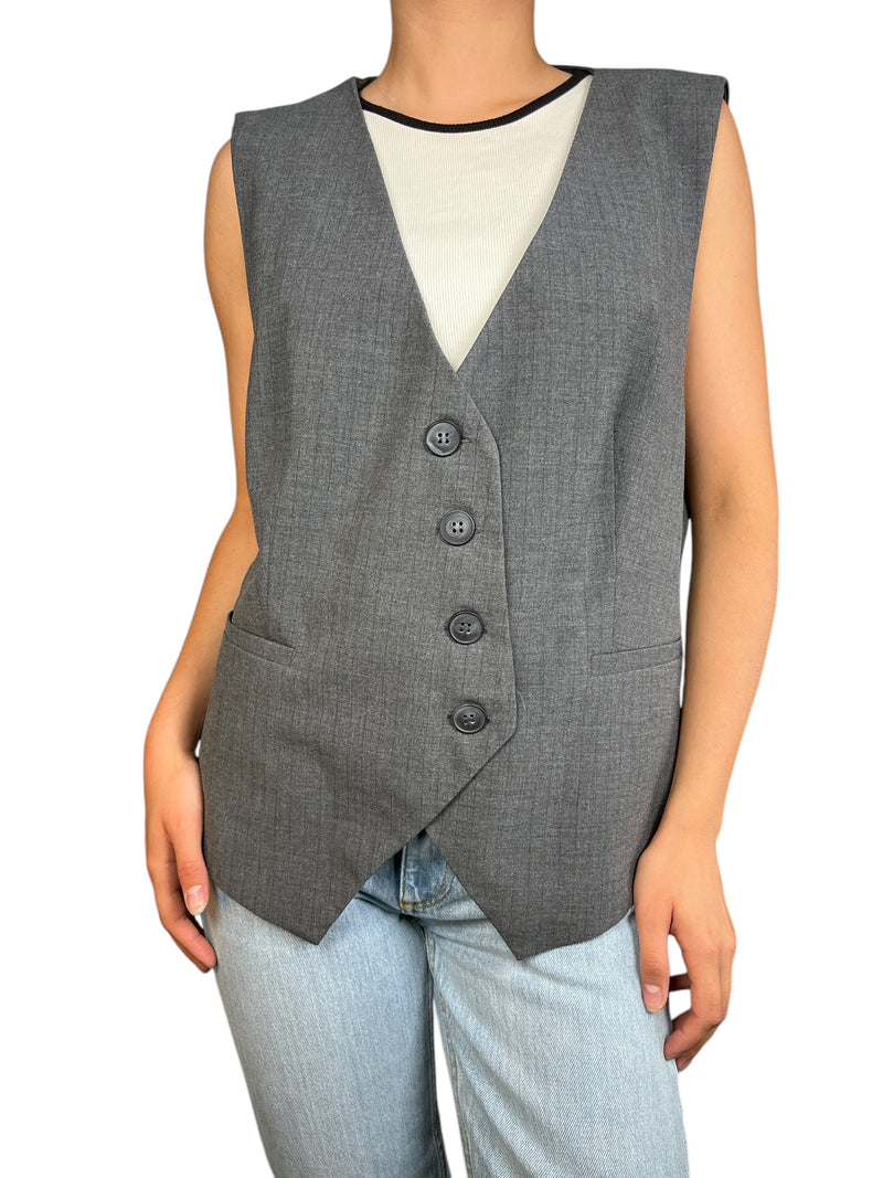 Gilet Gris PLUS SIZE