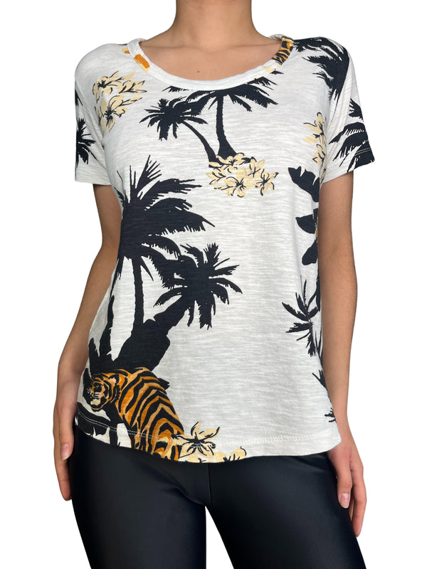 Polera Tigre Palmeras