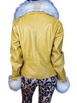 Chaqueta Ecocuero Mostaza