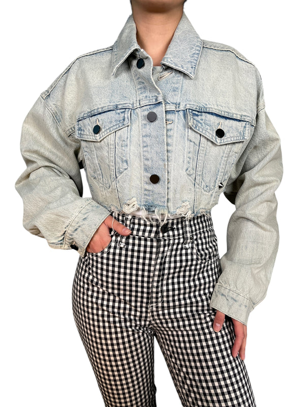 Chaqueta Denim Corta