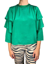 Blusa Verde Seda