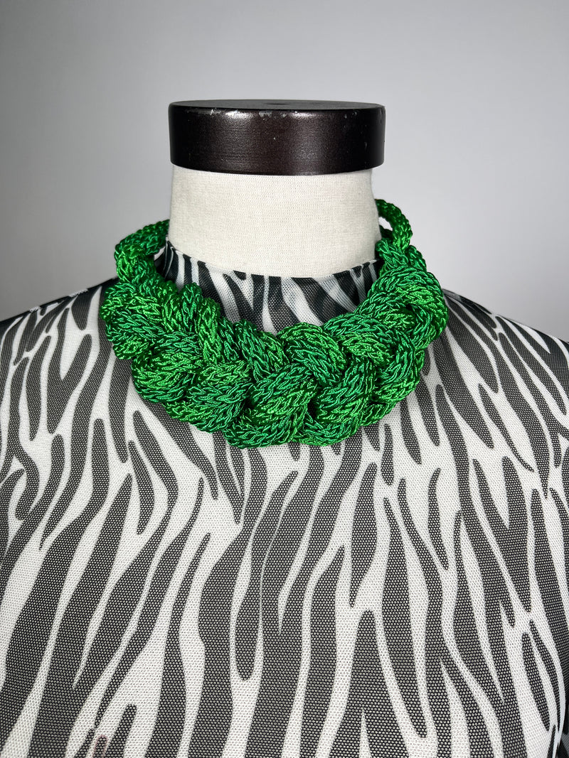 Collar Trenzado Verde II