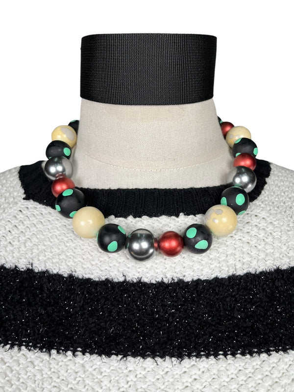 Collar Esferas Multicolor