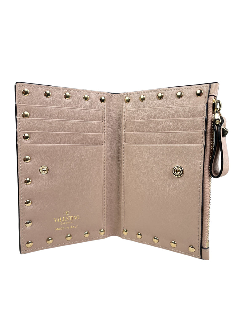 Billetera Rockstud Cuero