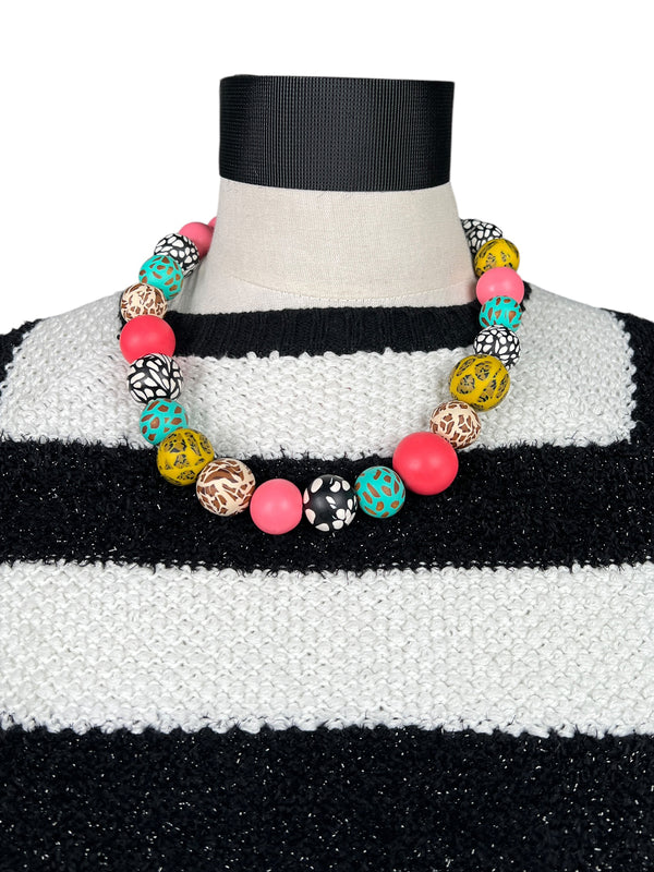 Collar Esferas Multicolor