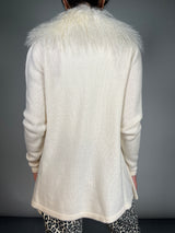 Sweater Cashmere Cuello Piel Cordero