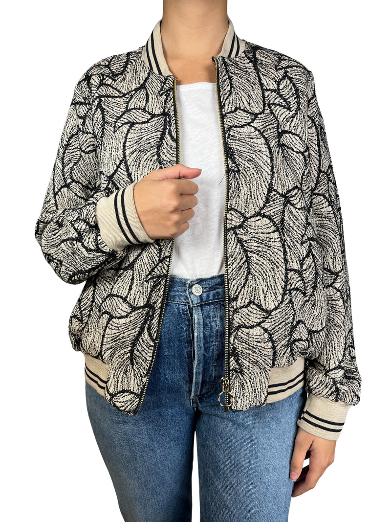 Chaqueta Bomber Tejida