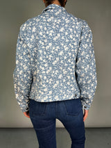 Chaqueta Denim Flores