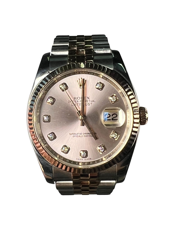 Reloj Datejust 36 Silver Diamond Dial