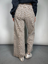 Jeans Palazzo Leopardo