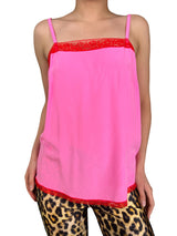 Blusa Seda Fucsia