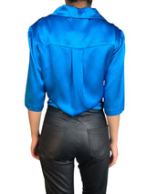 Blusa Seda Wrap