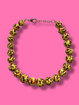 Collar Esferas Animal Print