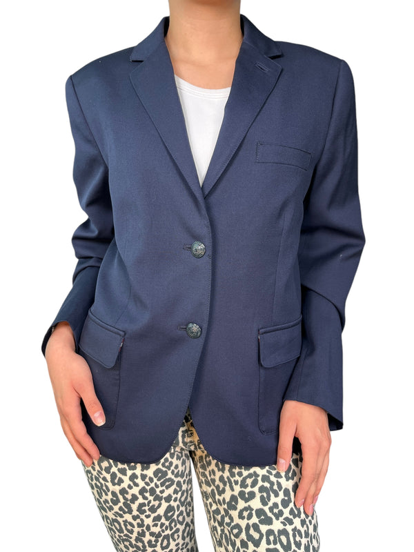 Blazer Lana Azul Marino