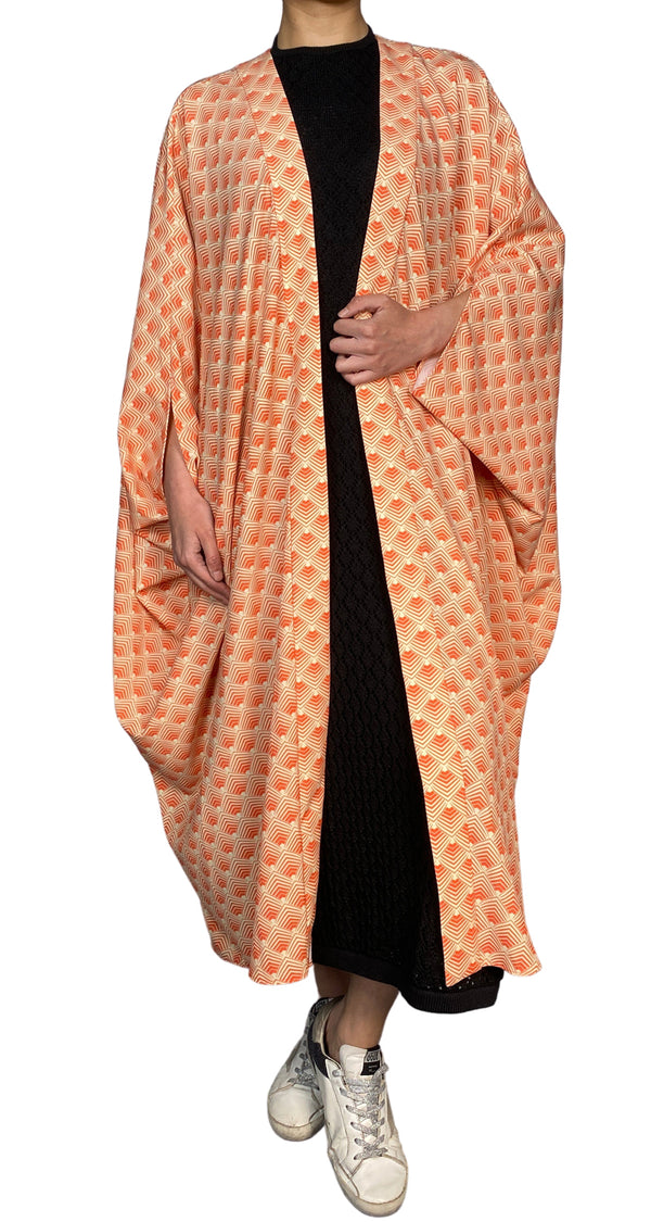 Kimono Estampado Naranja