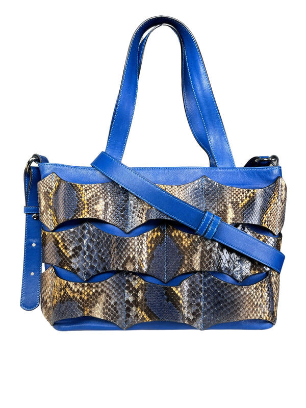 Bolso Snake Blue