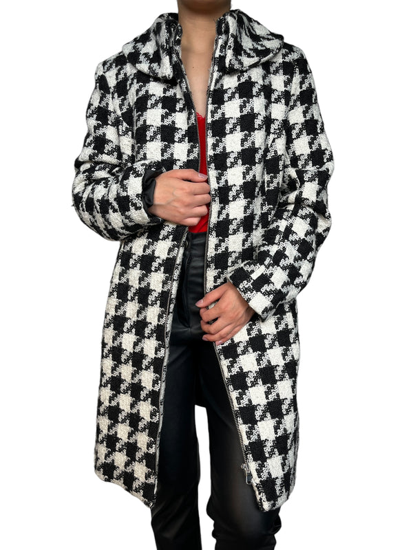 Abrigo Houndstooth