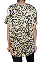 Polera Viscosa Leopardo