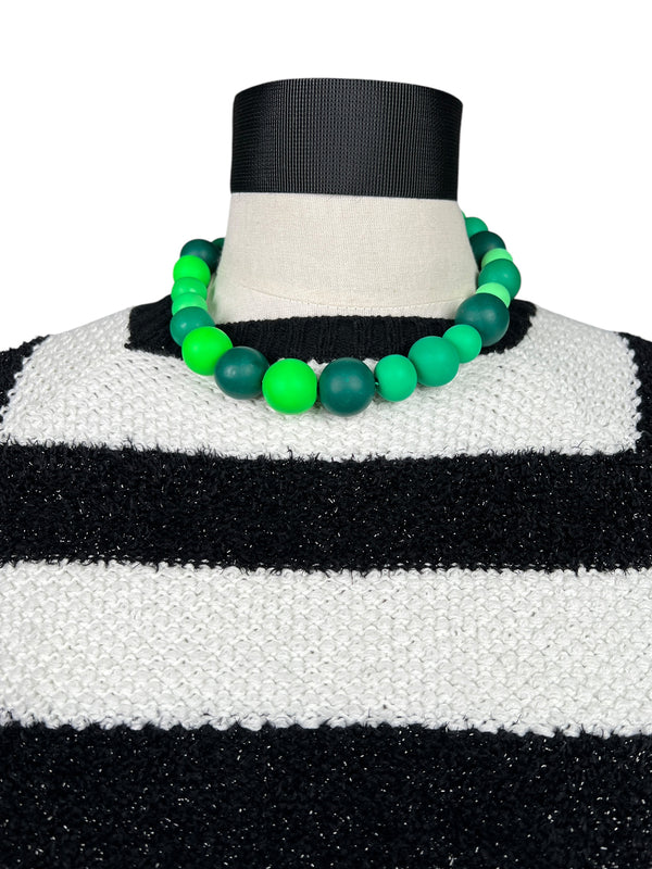 Collar Esferas Verde