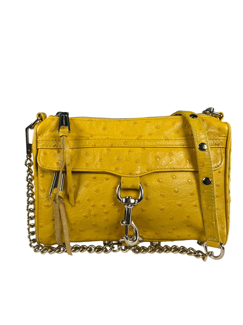 Cartera Crossboby Cuero Avestruz