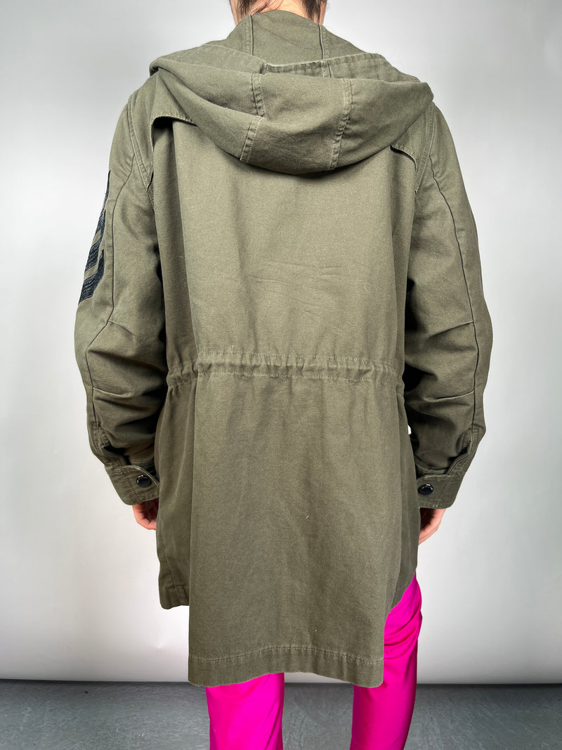 Chaqueta Militar Capucha