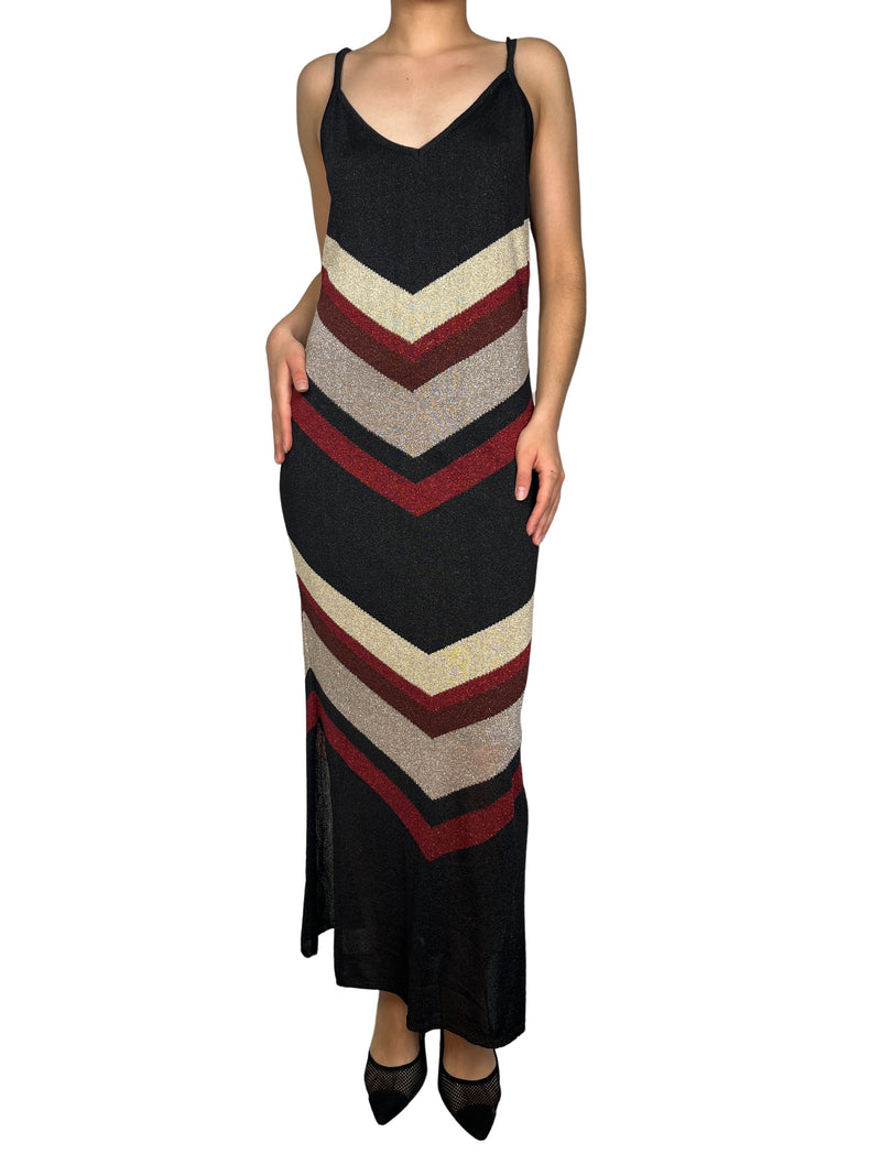 Vestido Fibras Metalizadas