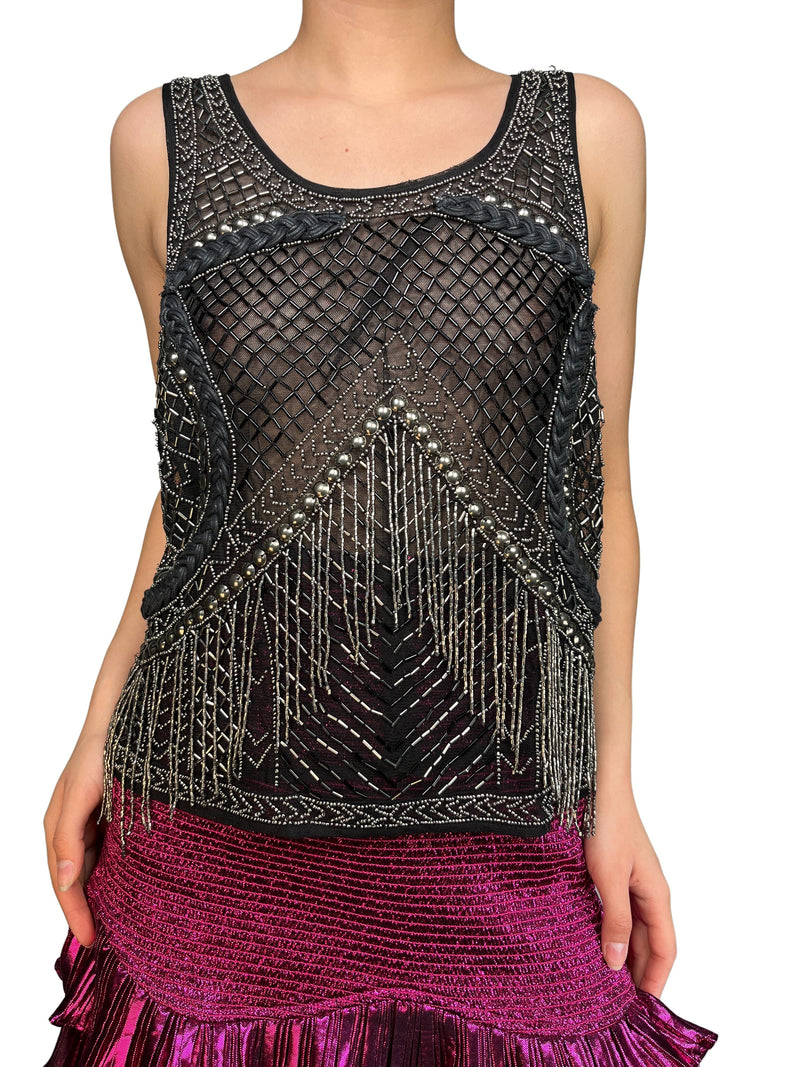 Blusa Mostacillas Karl Lagefeld x Falabella