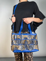 Bolso Snake Blue