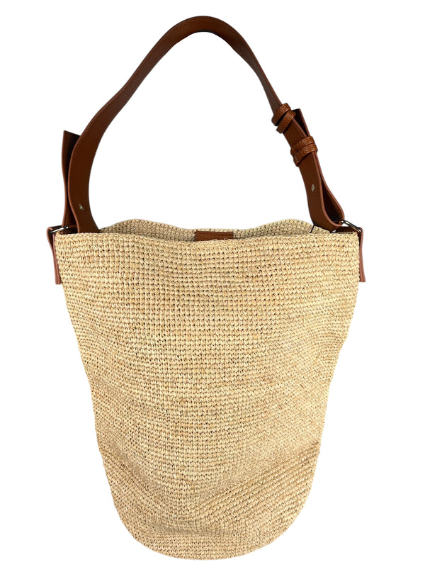 Bolso Beige Tejido