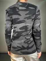 Polera Camuflaje Gris