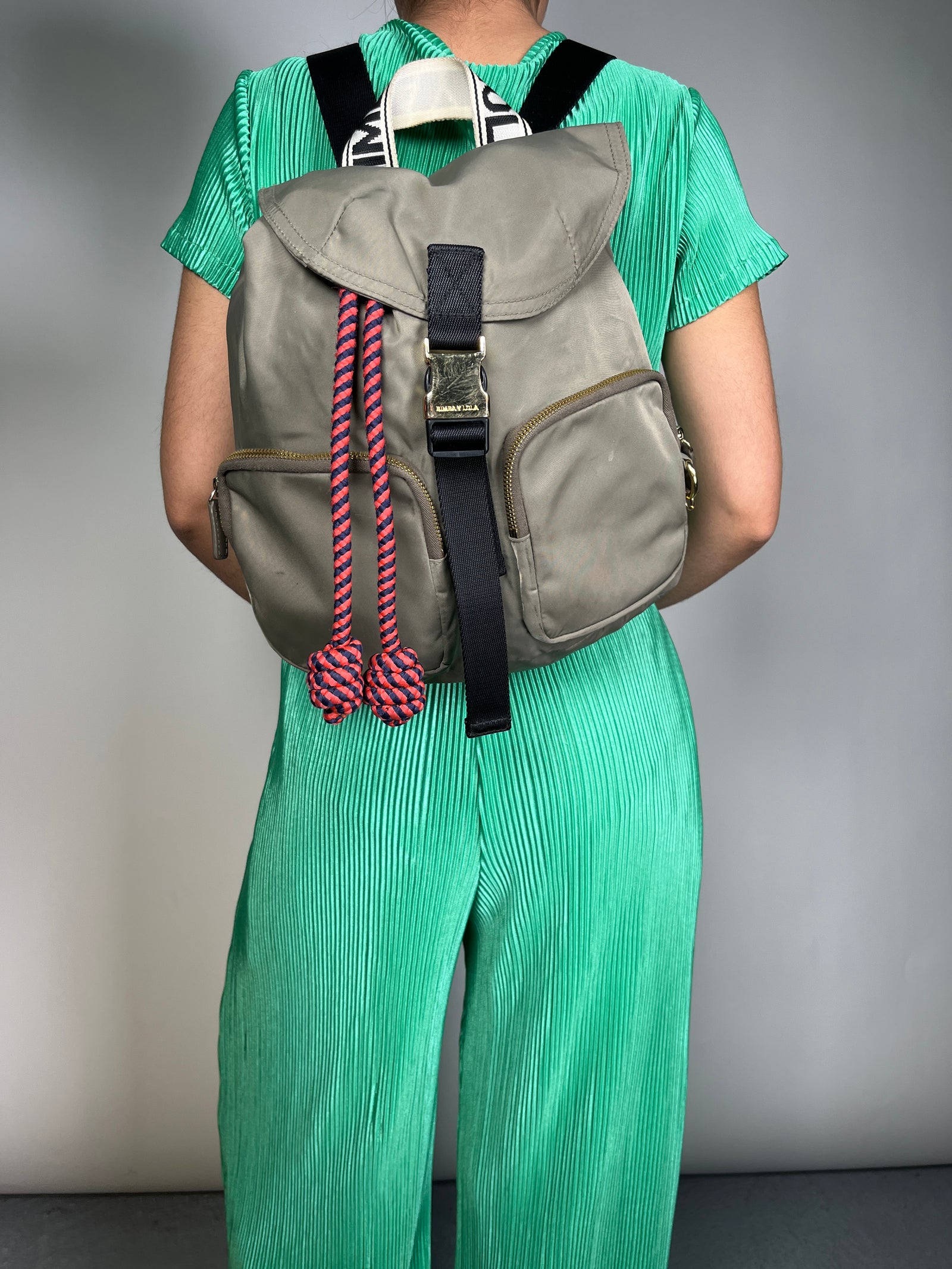 Mochila verde bimba y lola on sale