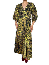 Vestido Bijou Leopard Wrap