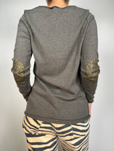 Sweater Lana Gris Plomo